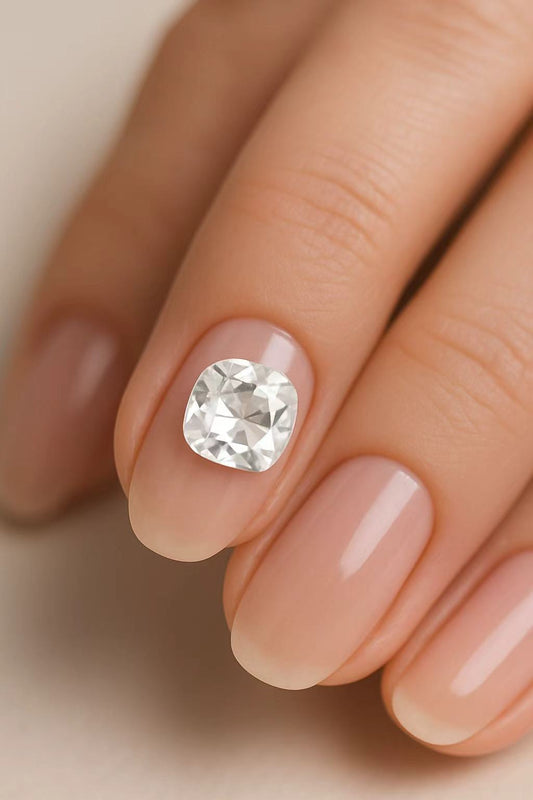 Swarovski 4470 Moonlight - 8mm Pointed Back Square Crystal