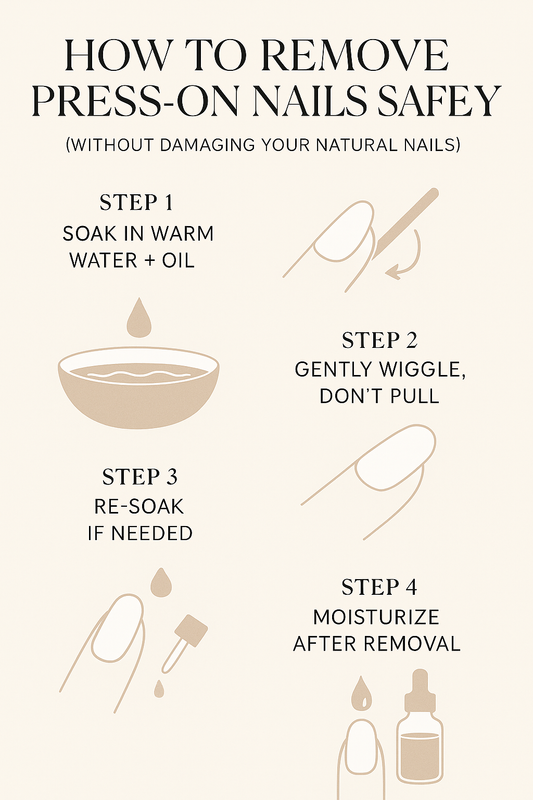 How to Remove Press-On Nails Safely (Without Damaging Your Natural Nails)
