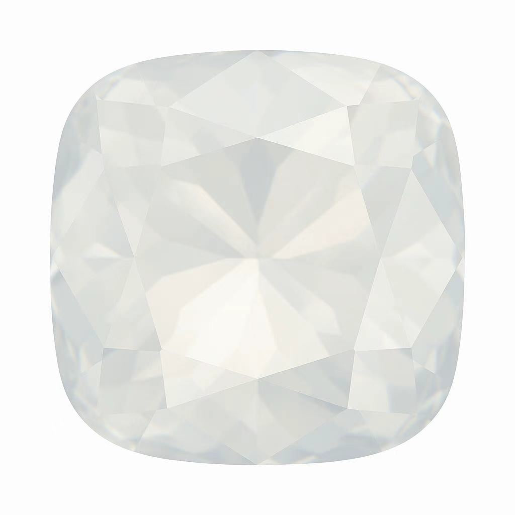 Swarovski 4470 Moonlight - 8mm Pointed Back Square Crystal