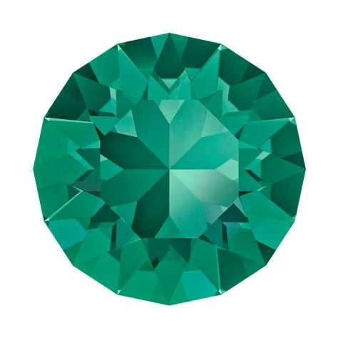 Swarovski 1088 SS29 Emerald – 6mm Pointed Back Round Crystal